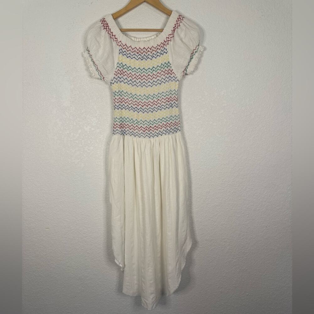 NWT Free People Catch Me Midi Dress Smocked bodice Boho Hippie Summer Festival